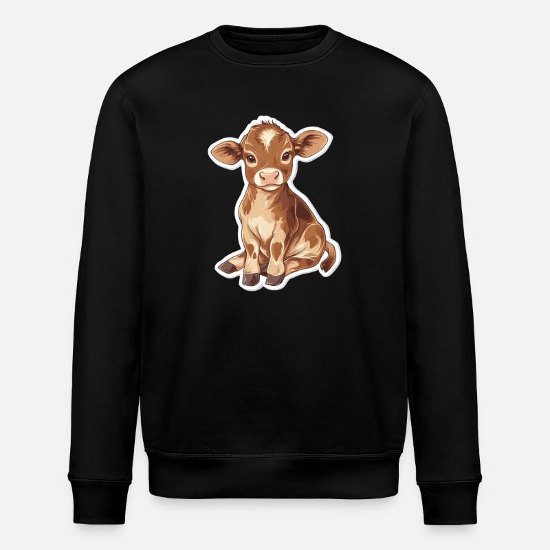 Ko - Stanley/Stella økologisk unisex-sweatshirt ROLLER - sort