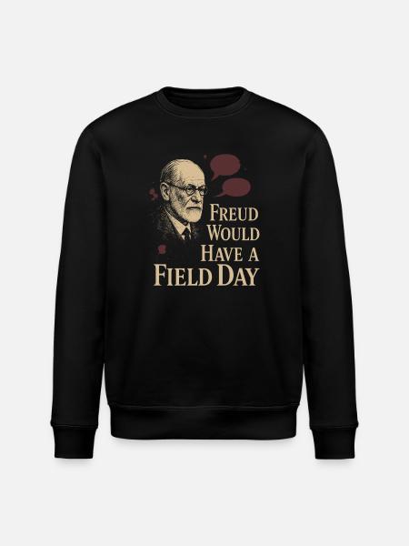 Future psychologist diagnose me - Stanley/Stella ROLLER Unisex Organic Sweatshirt - black