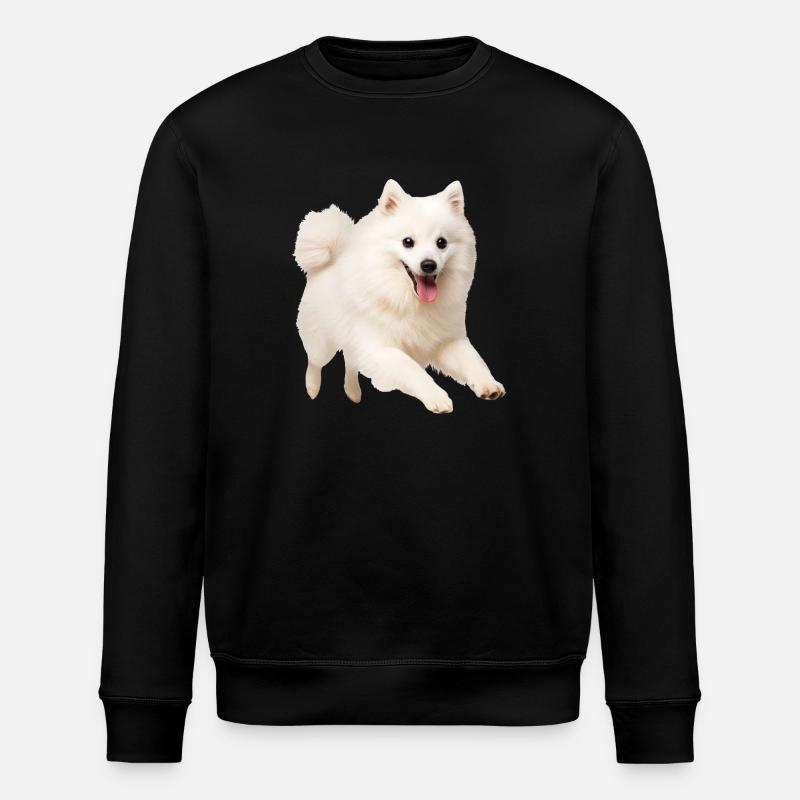 Spitz japonais - Sweat bio ROLLER Stanley/Stella Unisexe - noir