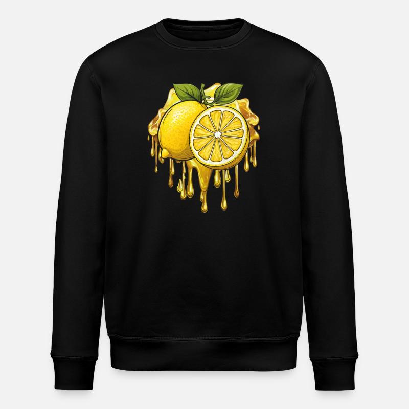 ZITRONE - Stanley/Stella Unisex Bio-Sweatshirt ROLLER - Schwarz