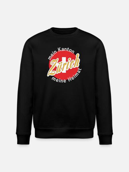 My homeland Zuarich gift - Stanley/Stella ROLLER Unisex Organic Sweatshirt - black