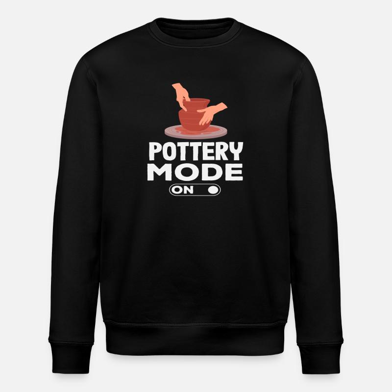 Mode poterie sur la créativité - Sweat bio ROLLER Stanley/Stella Unisexe - noir