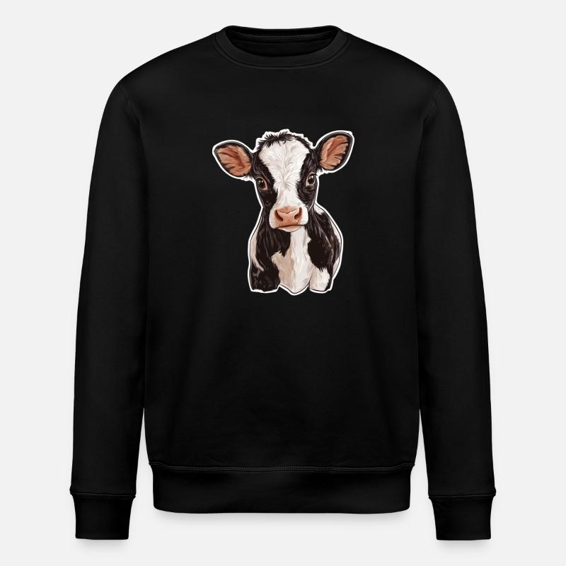Vache - Sweat bio ROLLER Stanley/Stella Unisexe - noir