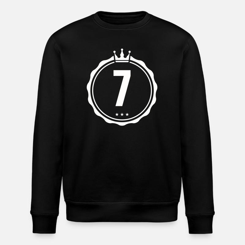 7_wappen_krone- - Sweat bio ROLLER Stanley/Stella Unisexe - noir