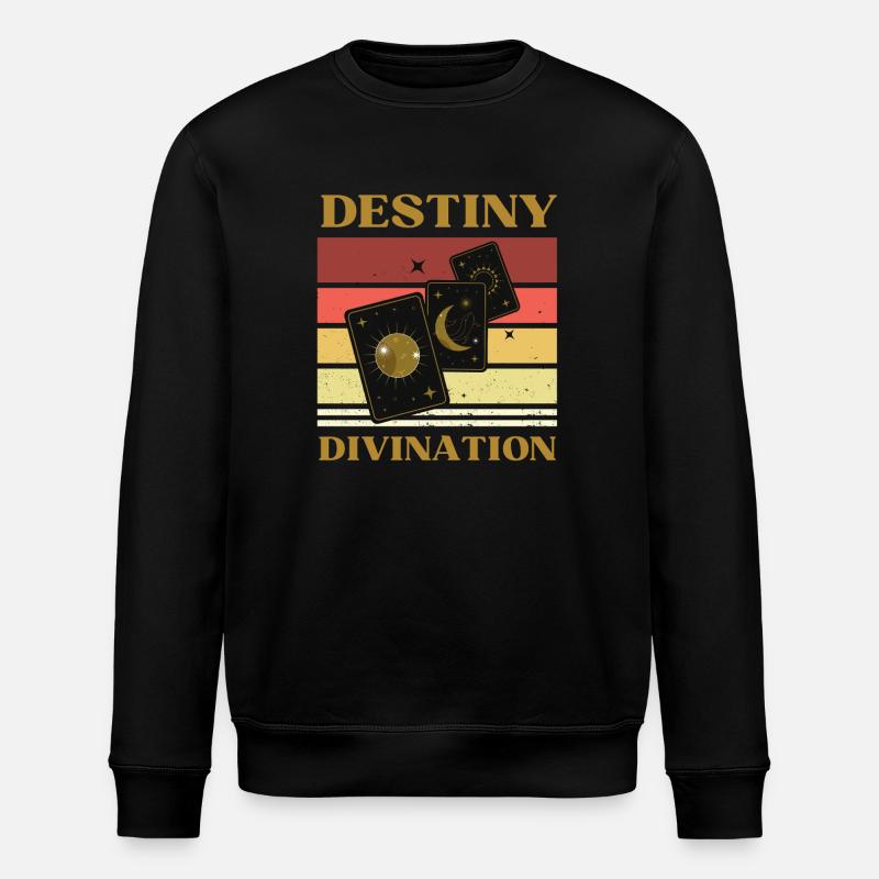 DESTINY AND TAROT DIVINATION - Stanley/Stella ROLLER Unisex Organic Sweatshirt - black
