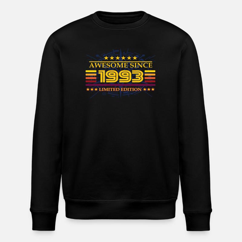 Awesome since 1993 Limited Edition - Stanley/Stella Unisex Bio-Sweatshirt ROLLER - Schwarz
