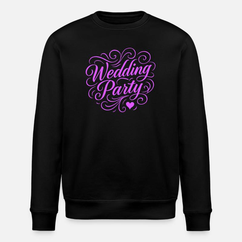 Hochzeit Party Hochzeitsfeier - Stanley/Stella Unisex Bio-Sweatshirt ROLLER - Schwarz