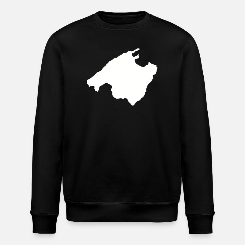 Malle Umriss - Stanley/Stella Unisex Bio-Sweatshirt ROLLER - Schwarz