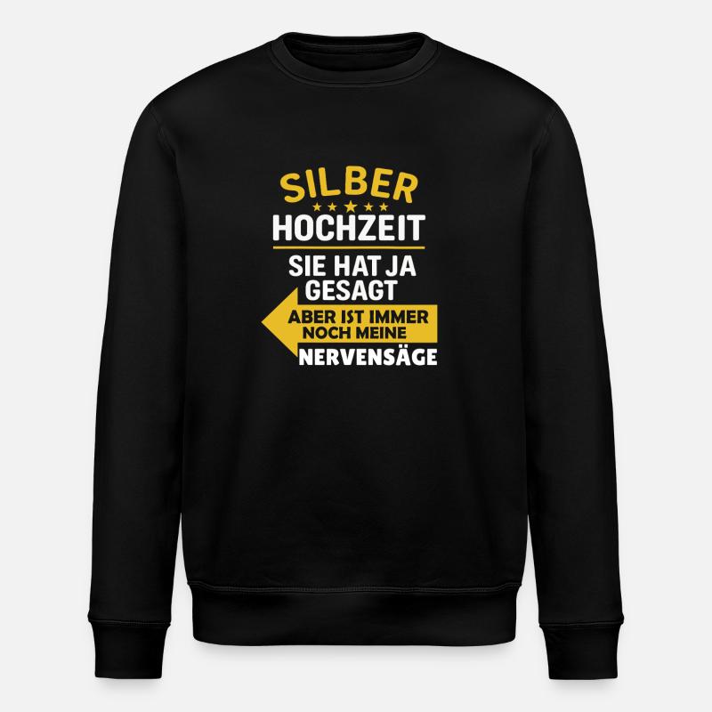 Cadeau de mariage sarcastique - Sweat bio ROLLER Stanley/Stella Unisexe - noir