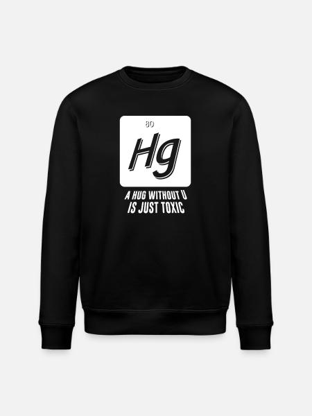 Chemistry Chemist Chemistry Teacher Funny Science - Stanley/Stella ROLLER Unisex Organic Sweatshirt - black
