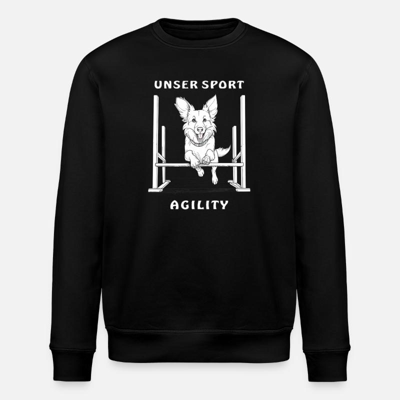CHIEN NOTRE SPORT AGILITY - Sweat bio ROLLER Stanley/Stella Unisexe - noir