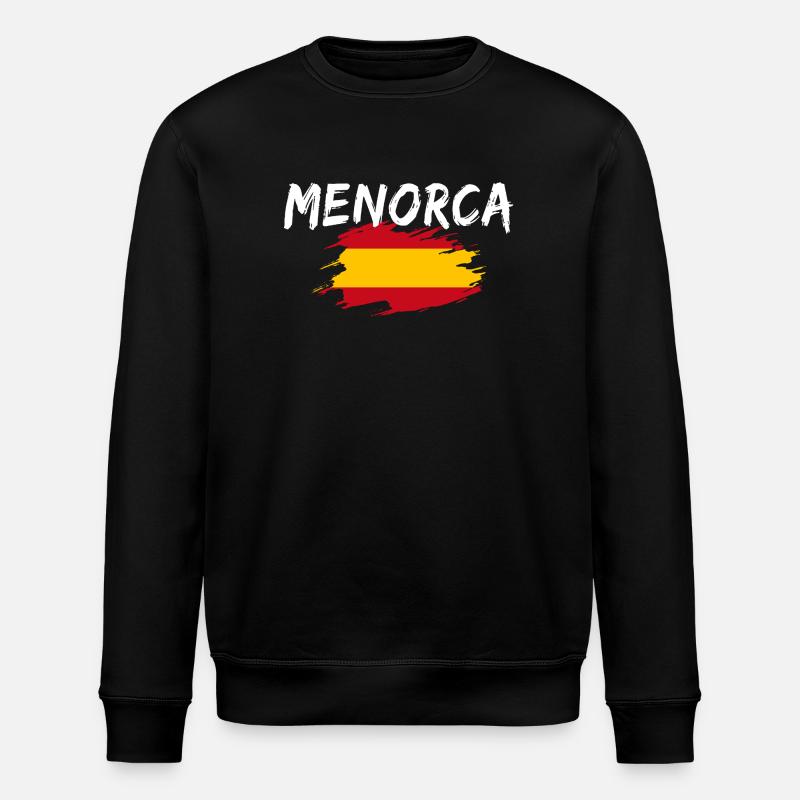 Menorca Spain - Stanley/Stella ROLLER Unisex Organic Sweatshirt - black
