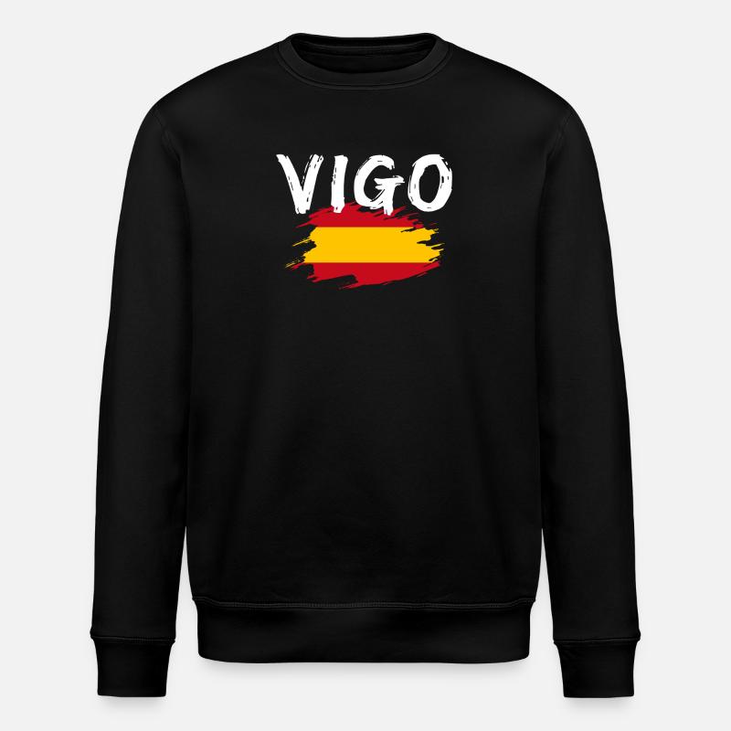 Vigo, Spain - Stanley/Stella ROLLER Unisex Organic Sweatshirt - black