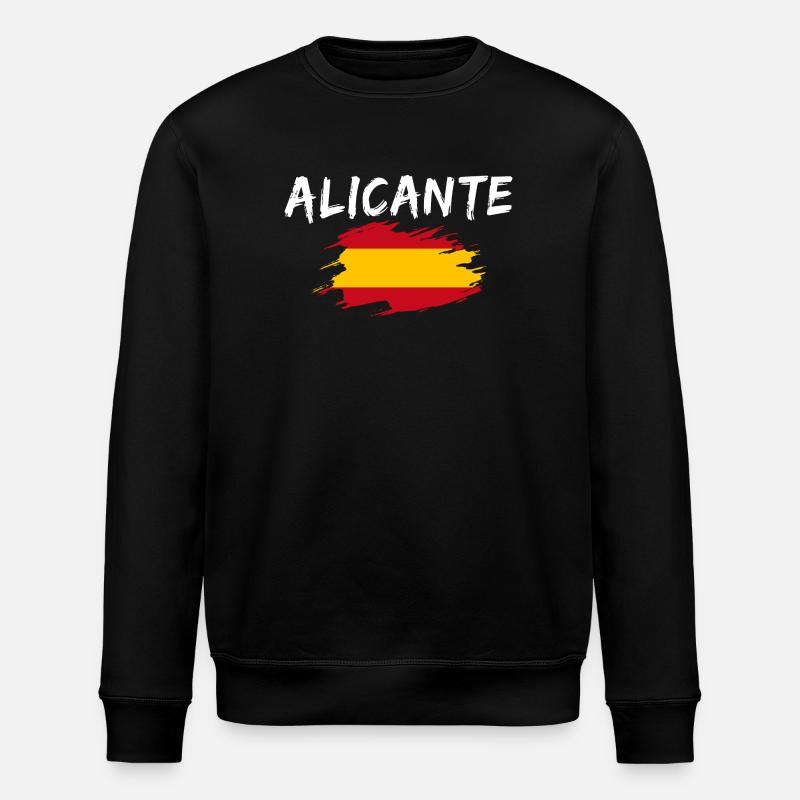 Alicante Spanien - Stanley/Stella Unisex Bio-Sweatshirt ROLLER - Schwarz