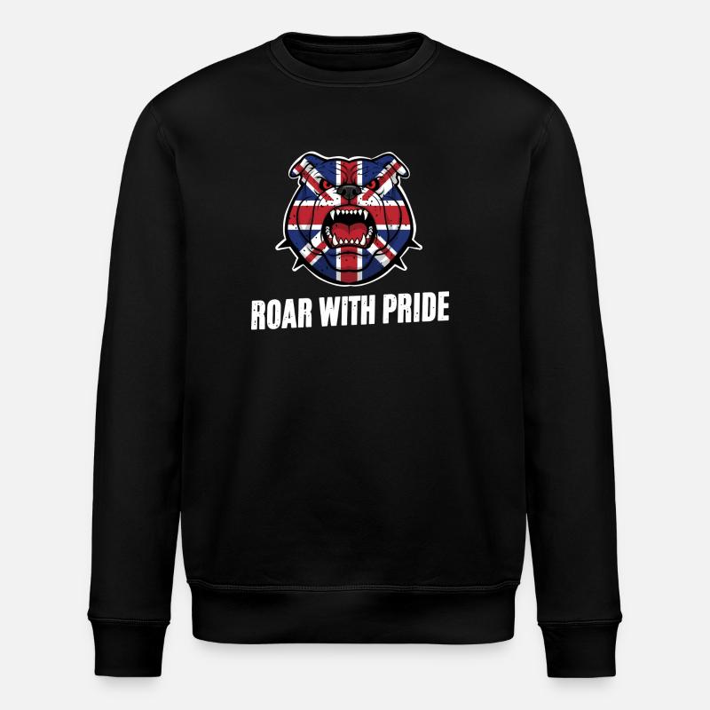 British pride - Stanley/Stella ROLLER Unisex Organic Sweatshirt - black
