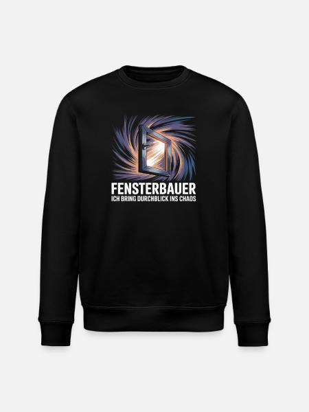 Fensterbauer - Stanley/Stella Unisex Bio-Sweatshirt ROLLER - Schwarz