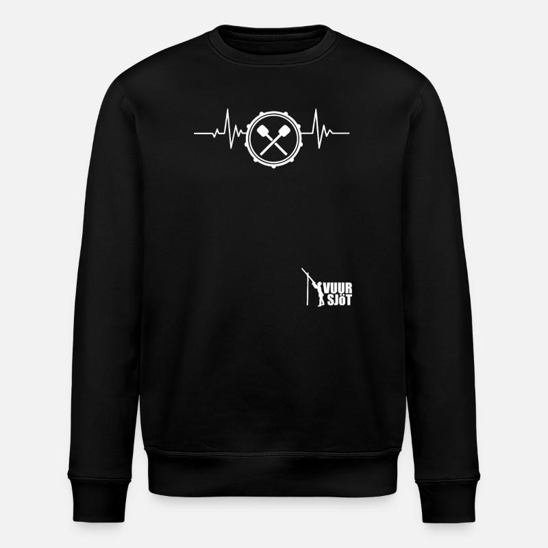 grote_trom - Stanley/Stella Unisex Bio-Sweatshirt ROLLER - Schwarz