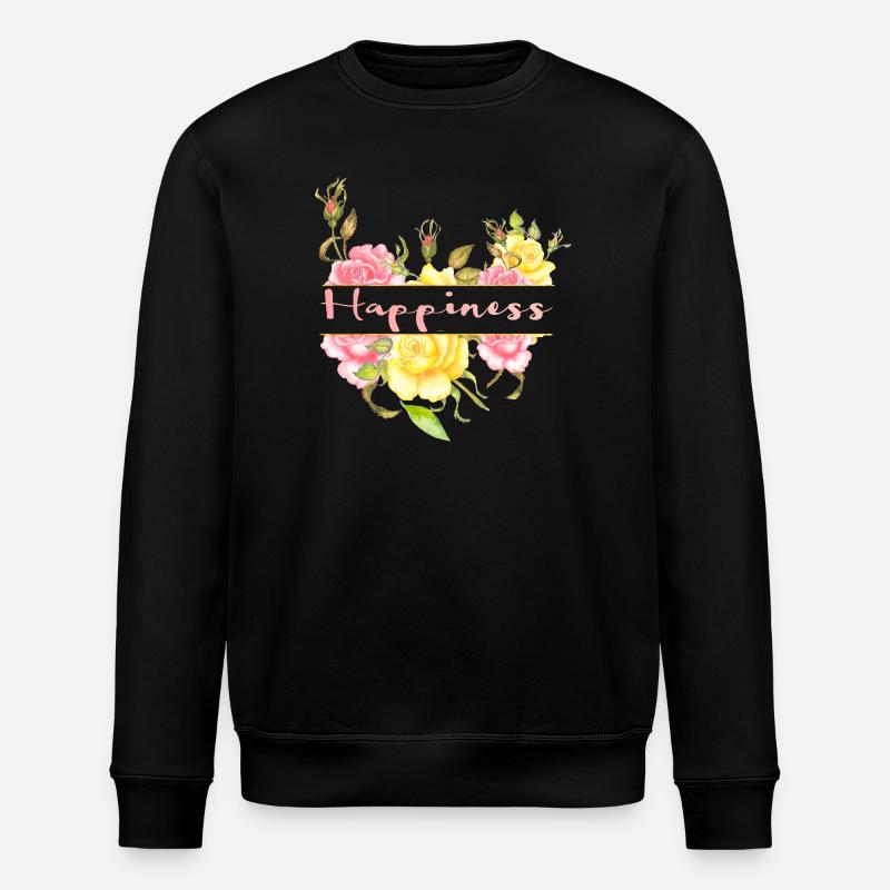 Bonheur - Sweat bio ROLLER Stanley/Stella Unisexe - noir