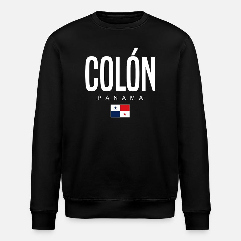 Colón Panama Panaméen - Sweat bio ROLLER Stanley/Stella Unisexe - noir