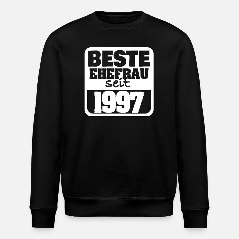1997 - Stanley/Stella Unisex Bio-Sweatshirt ROLLER - Schwarz