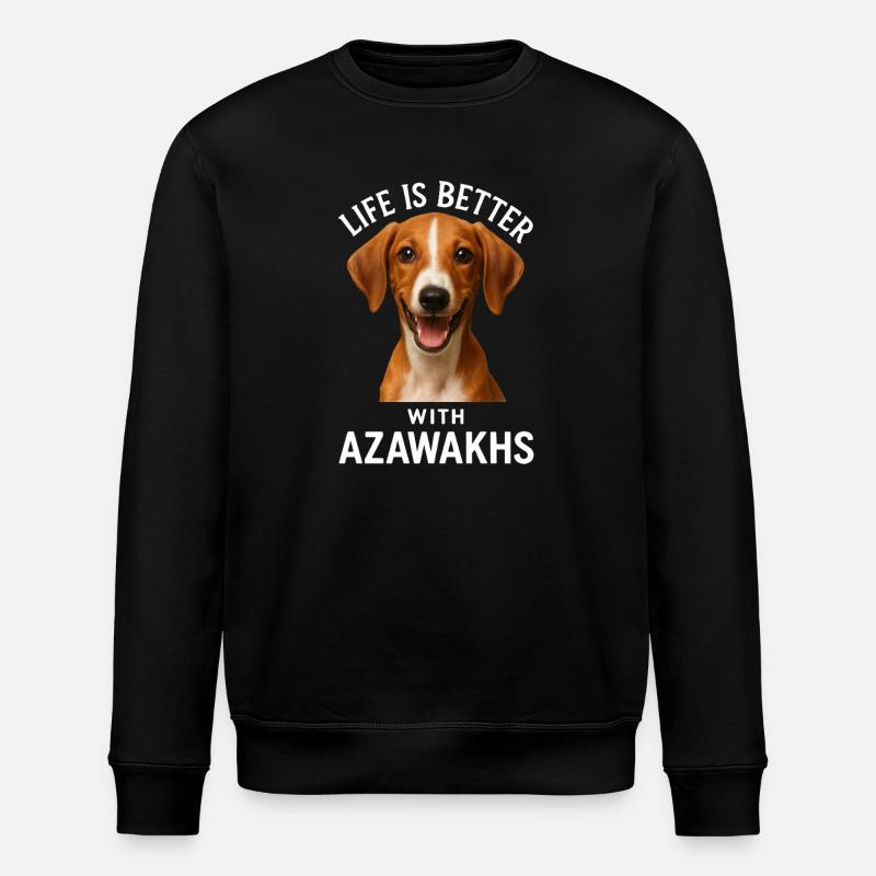 Azawakh - Stanley/Stella Unisex Bio-Sweatshirt ROLLER - Schwarz