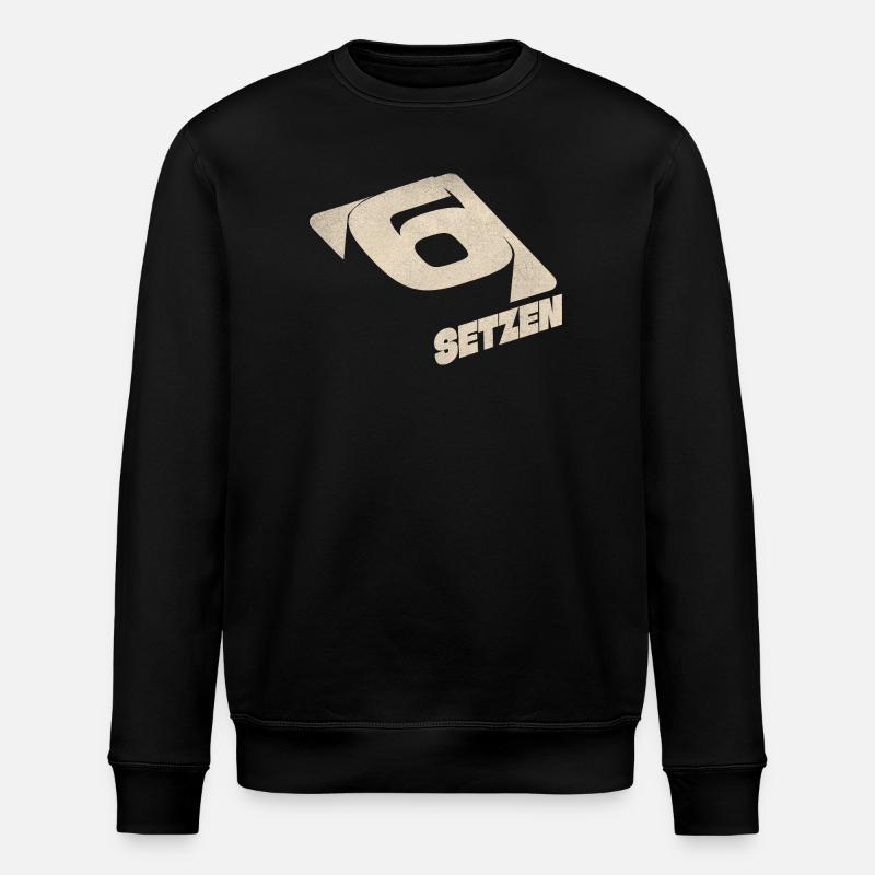 Six Bets - Stanley/Stella ROLLER Unisex Organic Sweatshirt - black