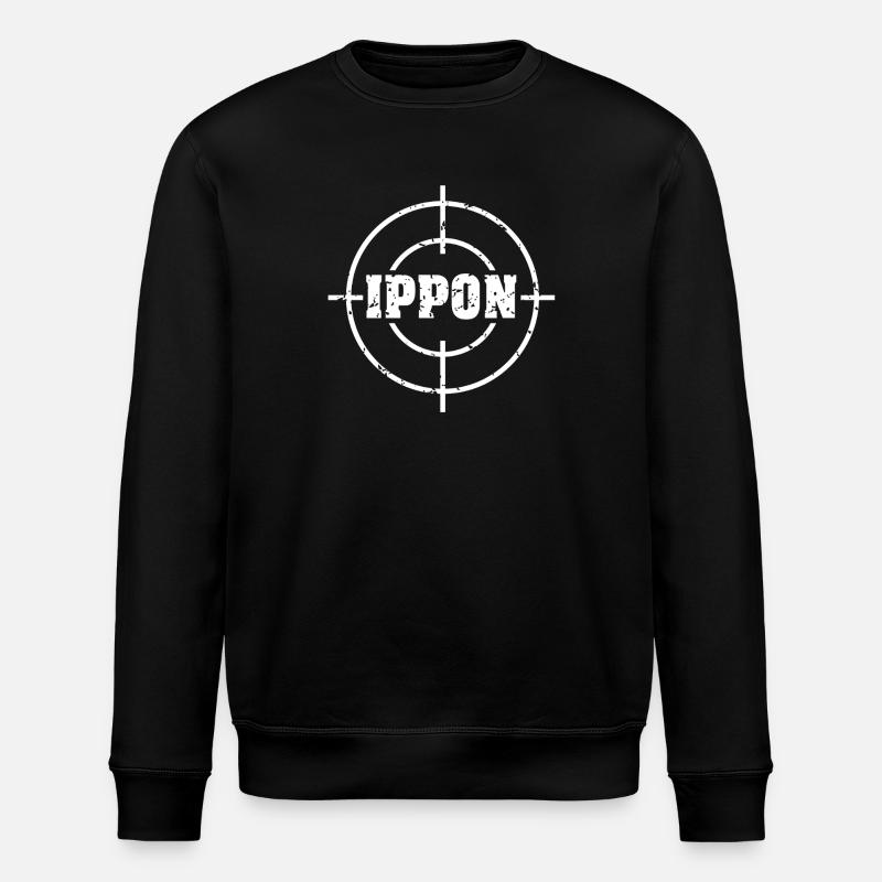 Target_judo_ippon_grunge_karsten_weiss - Sweat bio ROLLER Stanley/Stella Unisexe - noir