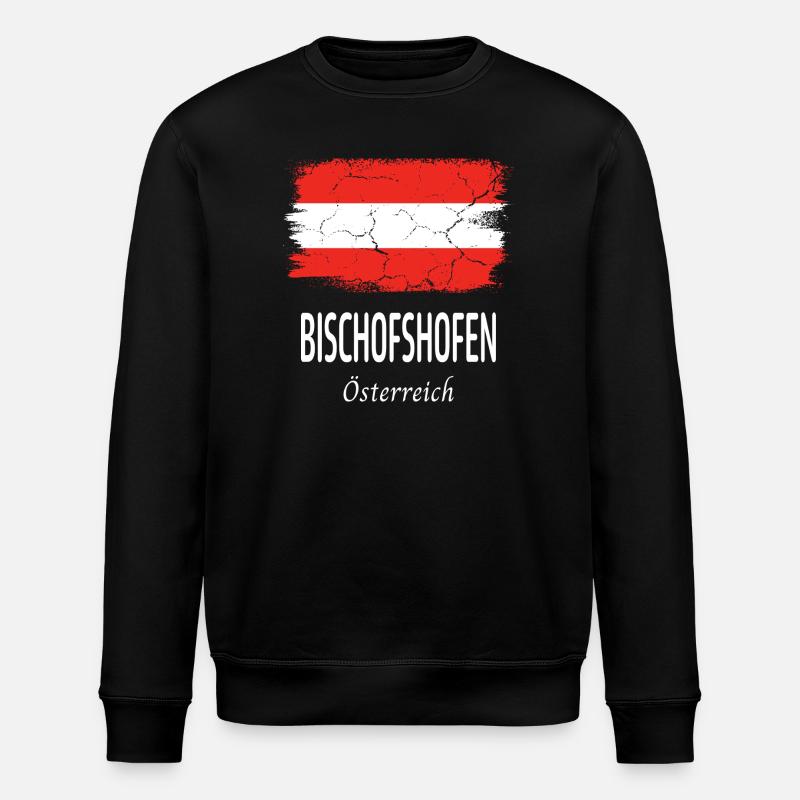 Bischofshofen - Stanley/Stella Unisex Bio-Sweatshirt ROLLER - Schwarz