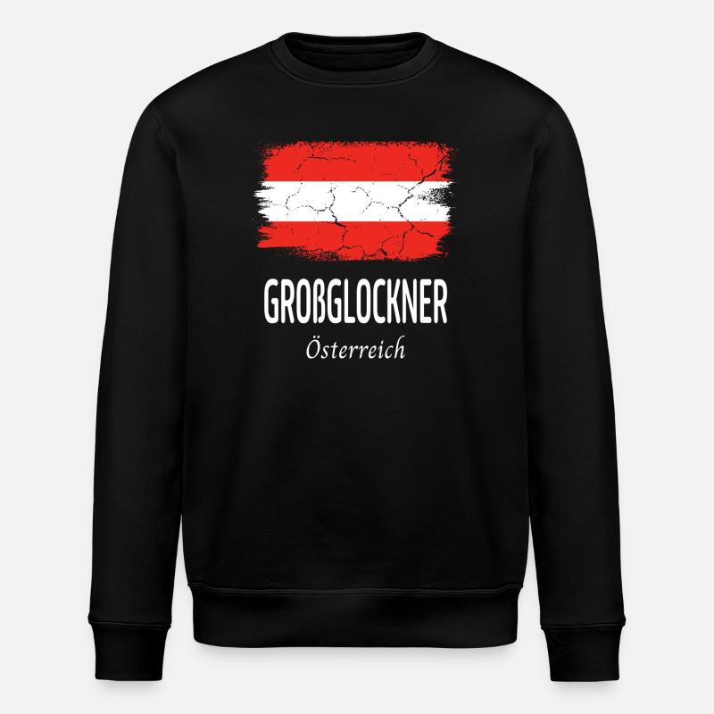 Großglockner - Sweat bio ROLLER Stanley/Stella Unisexe - noir