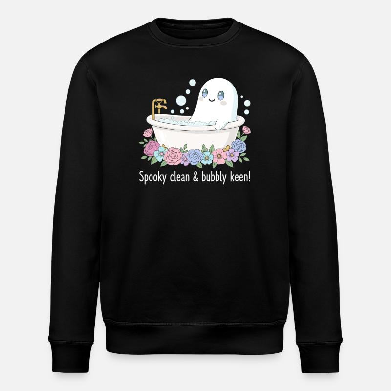 Süßer Spuk - Stanley/Stella Unisex Bio-Sweatshirt ROLLER - Schwarz