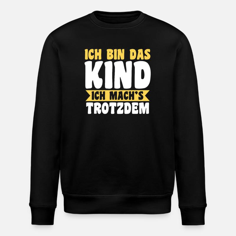 Mutter Team Mama - Stanley/Stella Unisex Bio-Sweatshirt ROLLER - Schwarz