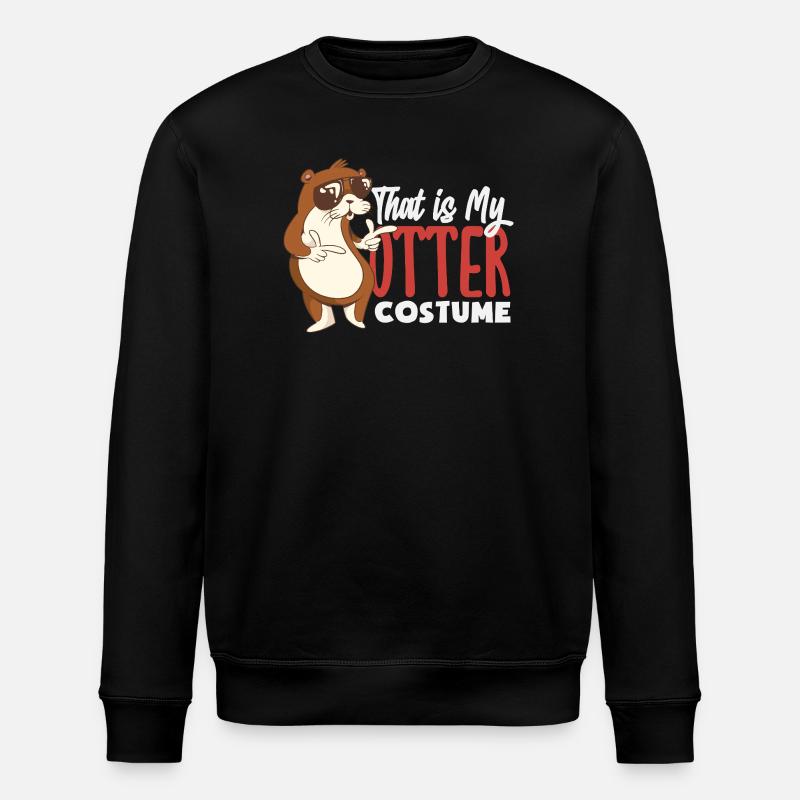 Déguisement de loutre de mer - Sweat bio ROLLER Stanley/Stella Unisexe - noir