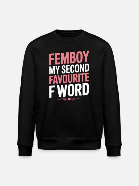 Femboy – La mia seconda parola con la F preferita - Felpa ecologica unisex ROLLER di Stanley/Stella - nero