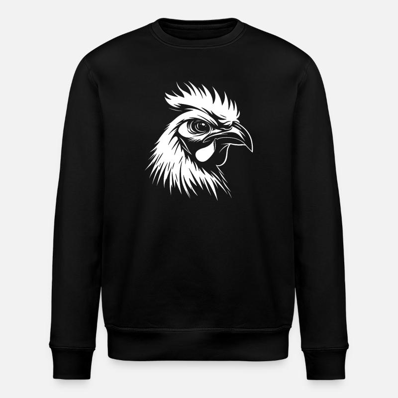 Hahn knows :) - Stanley/Stella ROLLER Unisex Organic Sweatshirt - black