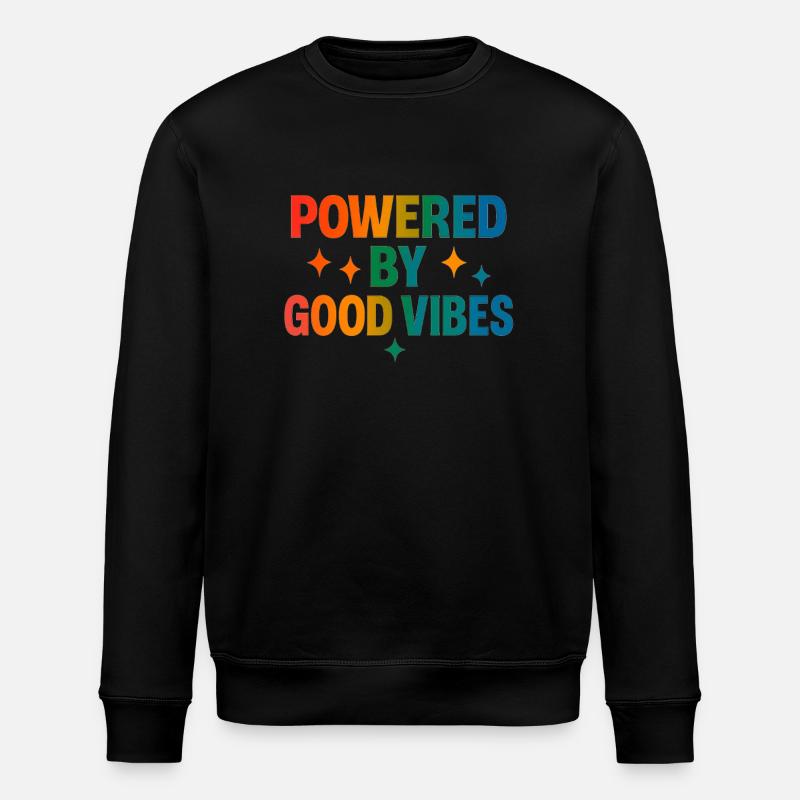 Propulsé par la positivité - Sweat bio ROLLER Stanley/Stella Unisexe - noir