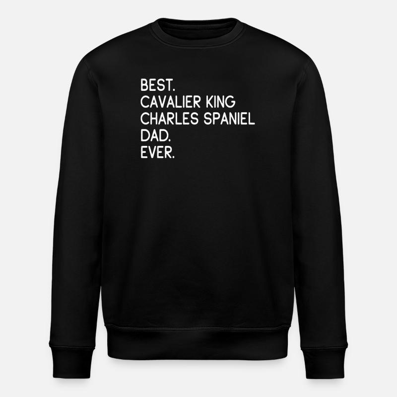 Cavalier King Charles Spaniel - Stanley/Stella Unisex Bio-Sweatshirt ROLLER - Schwarz