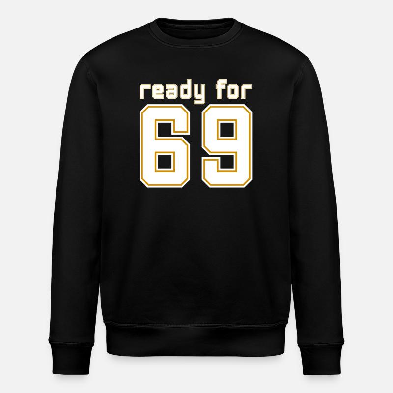 Prêt pour 69 - Sweat bio ROLLER Stanley/Stella Unisexe - noir