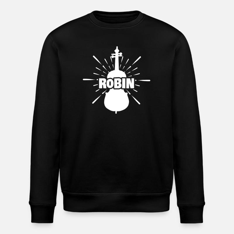 Robin - Stanley/Stella Unisex Bio-Sweatshirt ROLLER - Schwarz
