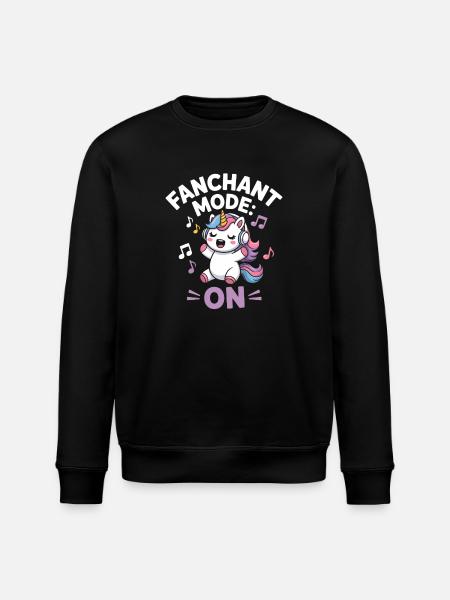 K-Pop Fanchant Korea Music - Stanley/Stella ROLLER Unisex Organic Sweatshirt - black