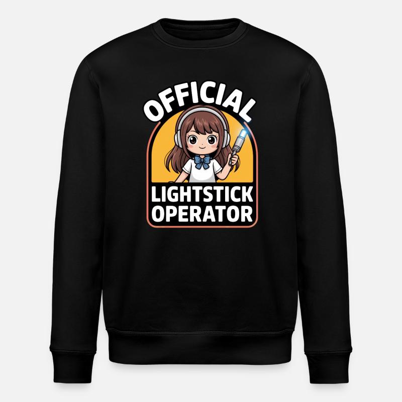 K-Pop Fan Lightstick Korea - Stanley/Stella Unisex Bio-Sweatshirt ROLLER - Schwarz