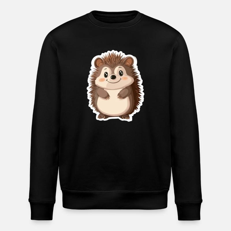 Igel - Stanley/Stella Unisex Bio-Sweatshirt ROLLER - Schwarz