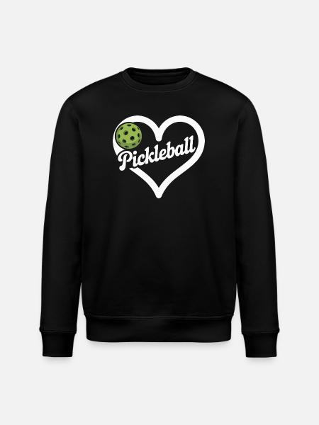 Pickleball Herz - Stanley/Stella Unisex Bio-Sweatshirt ROLLER - Schwarz