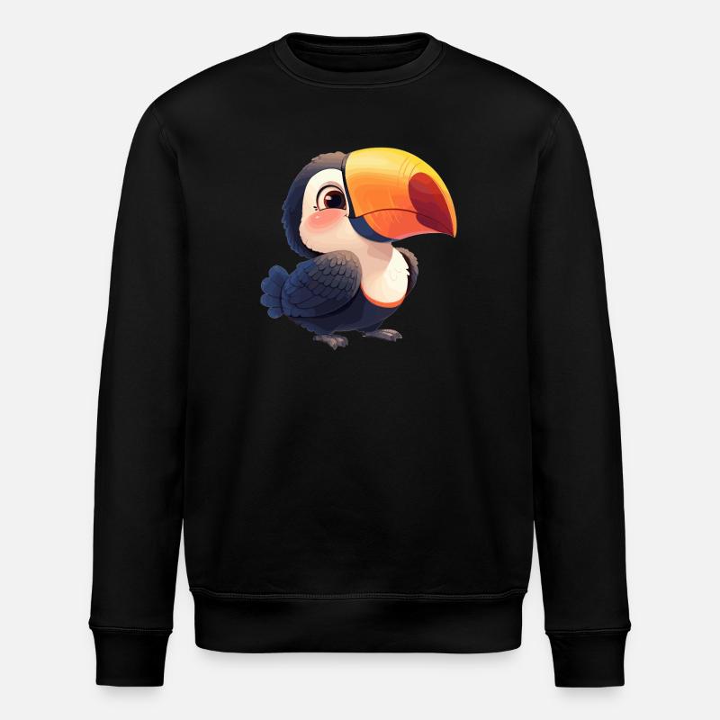 Toucans Toucan - Stanley/Stella ROLLER Unisex Organic Sweatshirt - black