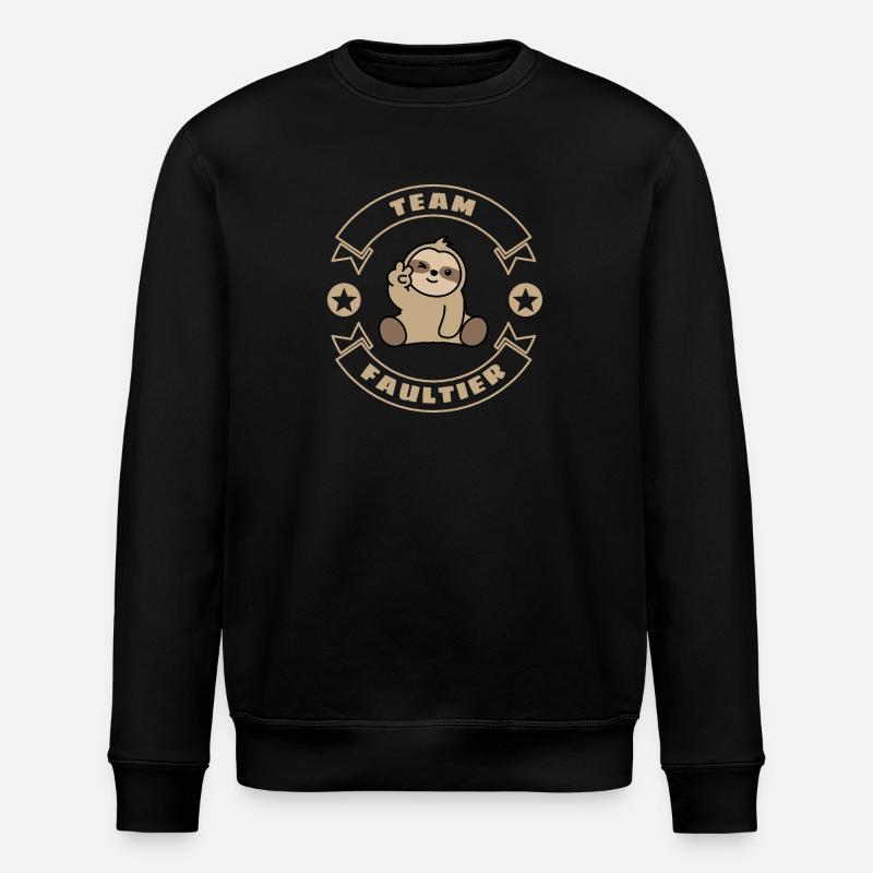 Équipe Sloth Sloth - Sweat bio ROLLER Stanley/Stella Unisexe - noir