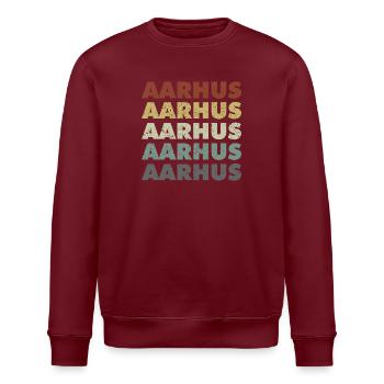 Aarhus - Danemark - Danemark - Scandinavie - Sweat bio ROLLER Stanley/Stella Unisexe - bordeaux - Devant - Nik (191cm)