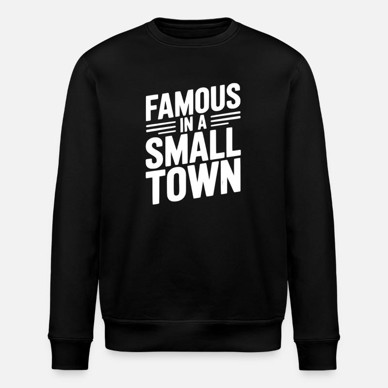 Célèbre dans une petite ville - Sweat bio ROLLER Stanley/Stella Unisexe - noir