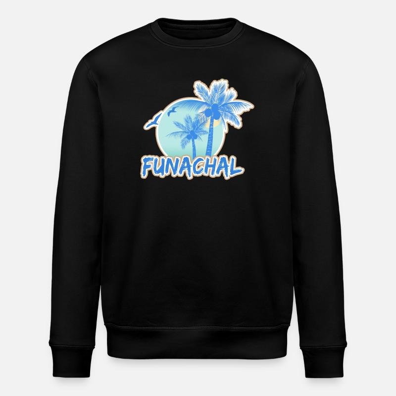 Vacances Funachal - Sweat bio ROLLER Stanley/Stella Unisexe - noir