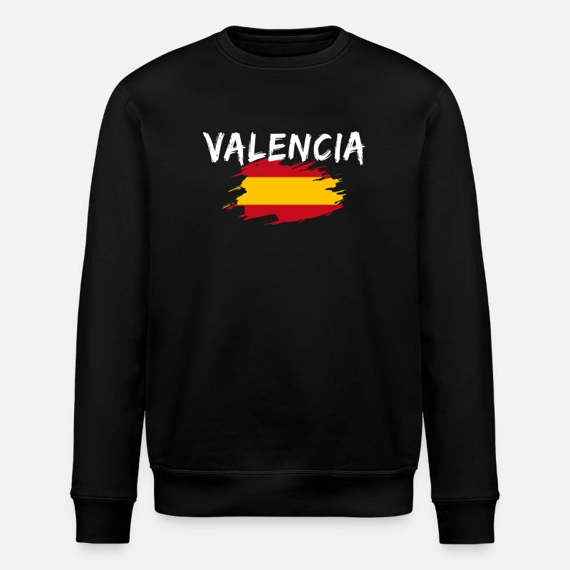 Valencia Spanien - Stanley/Stella Unisex Bio-Sweatshirt ROLLER - Schwarz