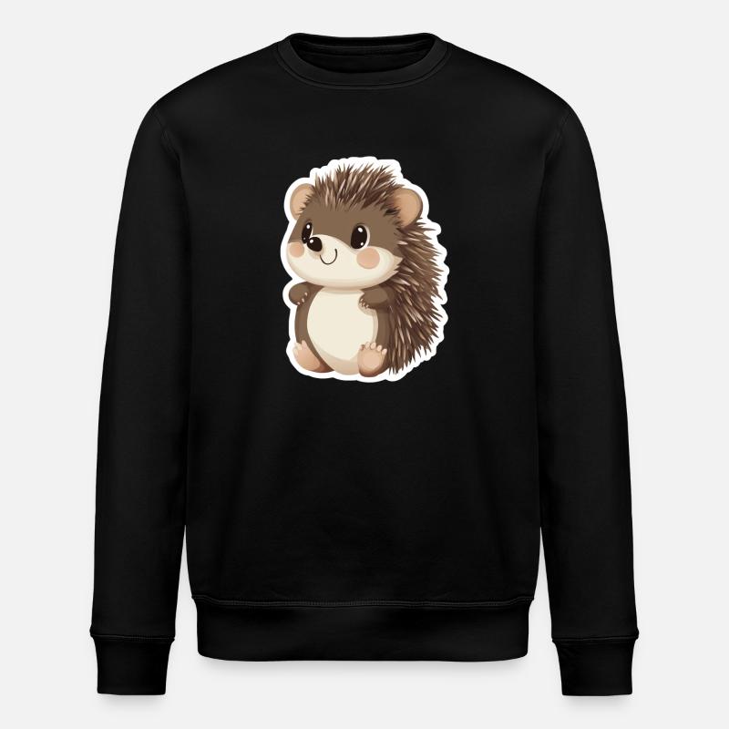 Igel - Stanley/Stella Unisex Bio-Sweatshirt ROLLER - Schwarz