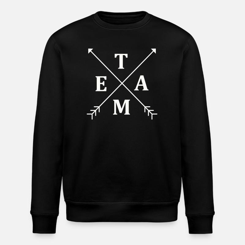 Team Cross  - Stanley/Stella Unisex Bio-Sweatshirt ROLLER - Schwarz